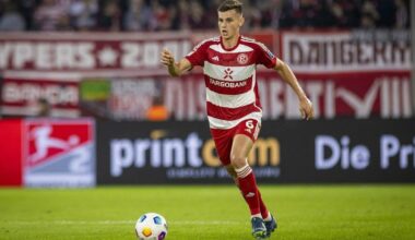 Fortuna-Profi Yannik Engelhardt steht vor einem Wechsel zu Serie-A-Aufsteiger Como für ca. 8 Mio. €
