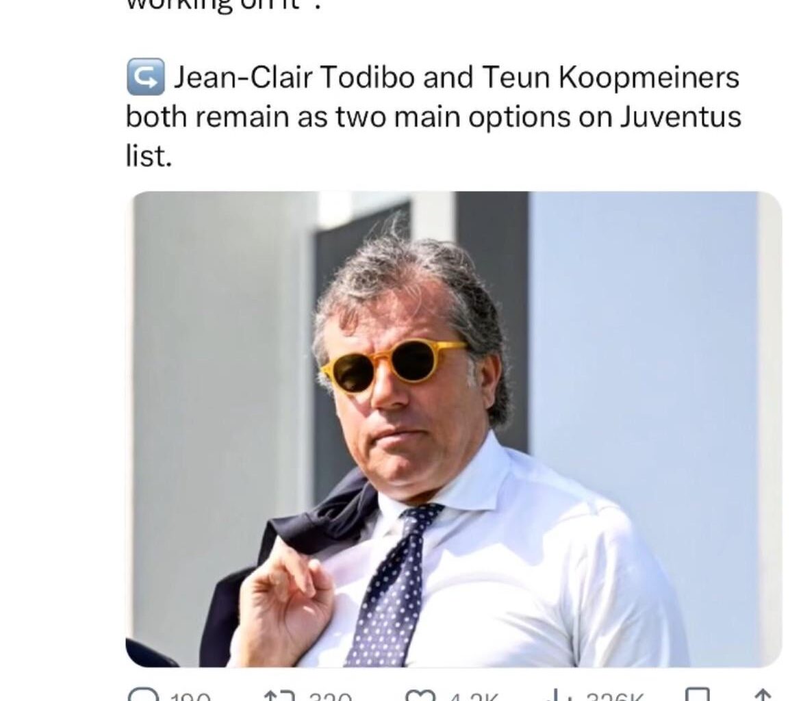 Juventus director Giuntoli confirms: “We want to sign at least three more players, we’re working on it”.