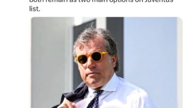 Juventus director Giuntoli confirms: “We want to sign at least three more players, we’re working on it”.
