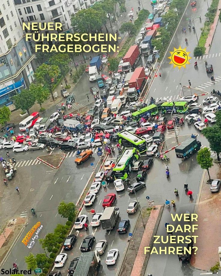 Wer darf zuerst fahren?