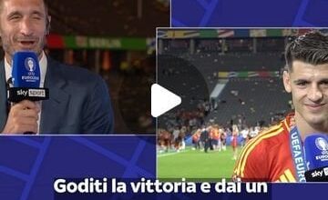 Chiellini Morata SkySports