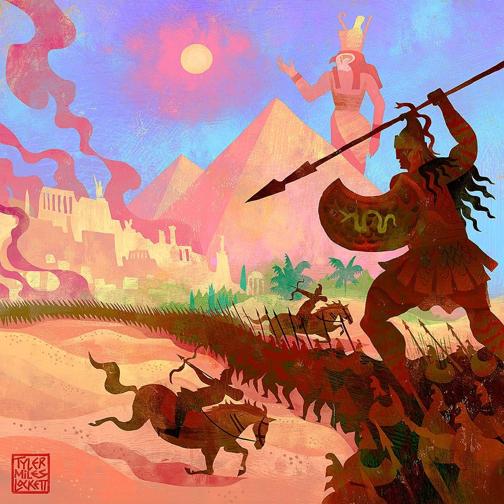 Amazons #6 Myrina: Conqueror Queen, illustrated by me,