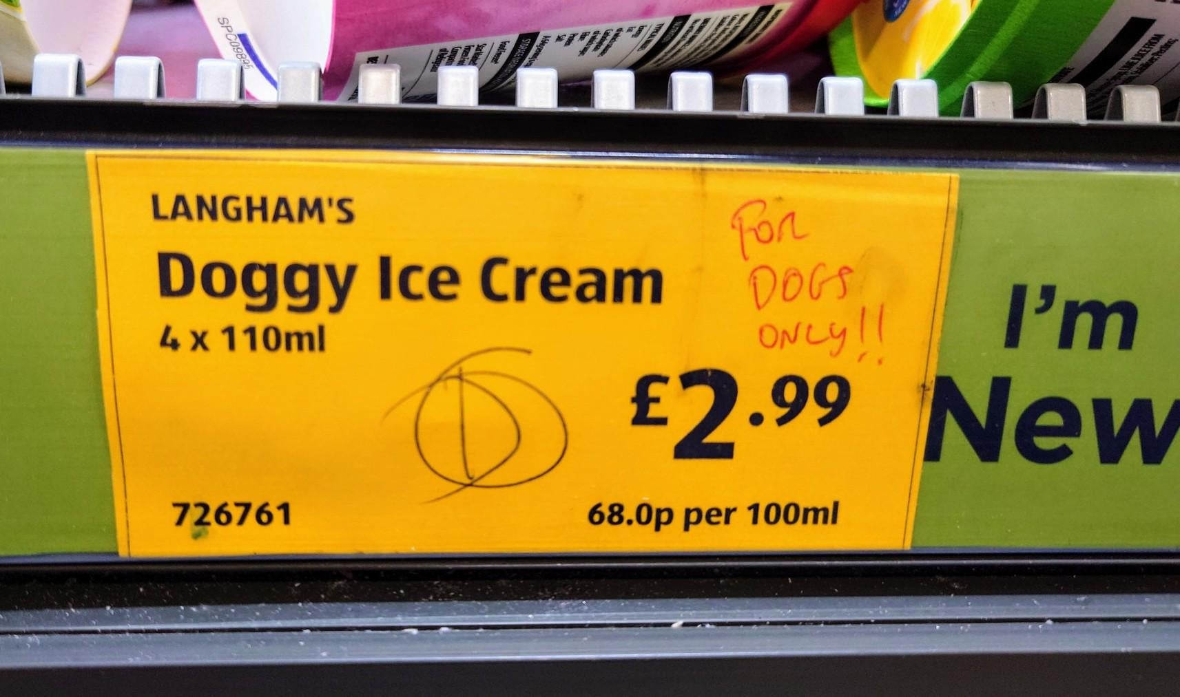 When Aldi has absolutely zero faith in their customer base