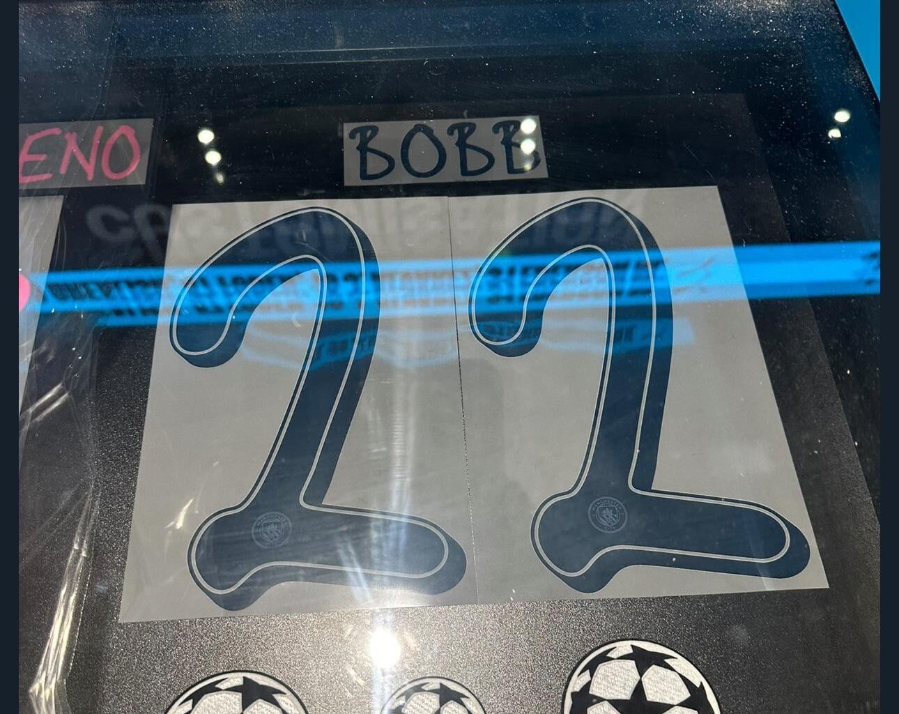 The online shop mistakenly added Bobb’s number as 22 a week or so ago and then quickly changed it to 52. New number looking soon.