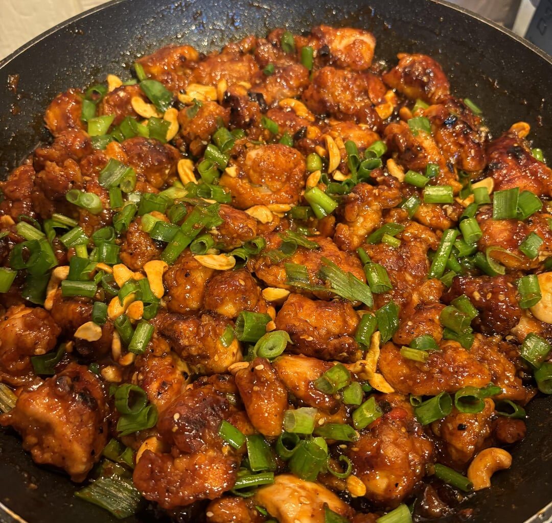 Crispy Sesame Chicken with a Sticky Asian Sauce