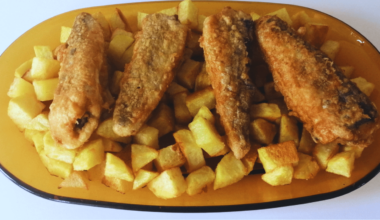 Fried Hake with Fried Potatoes