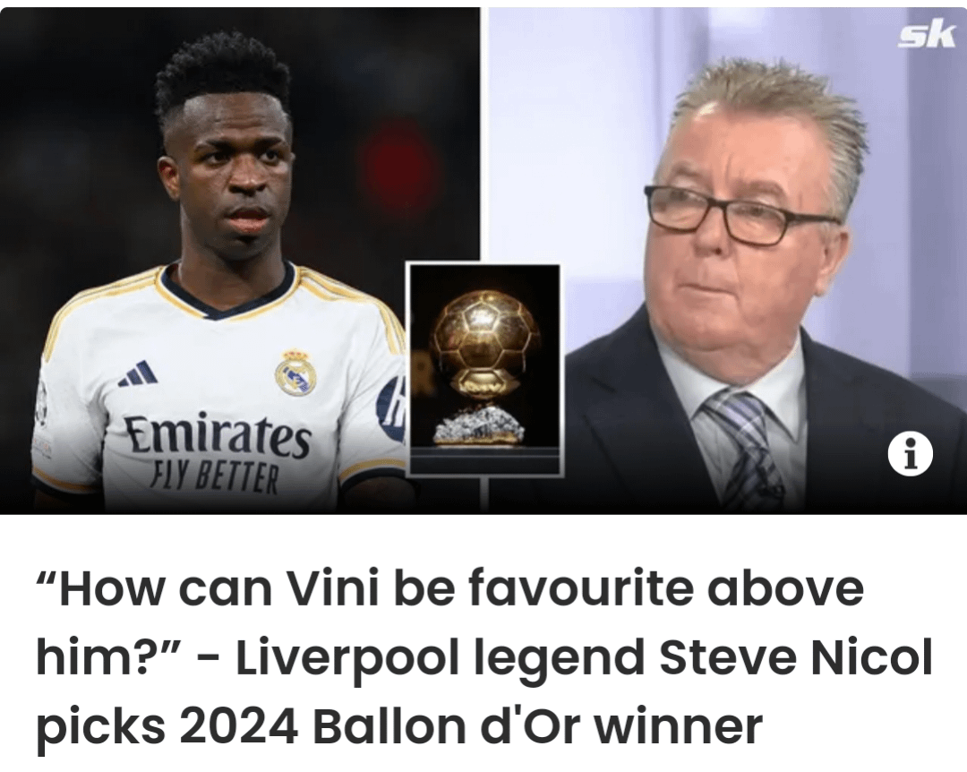 ESPN pundit on Ballon d'or debate between Vini and Jude