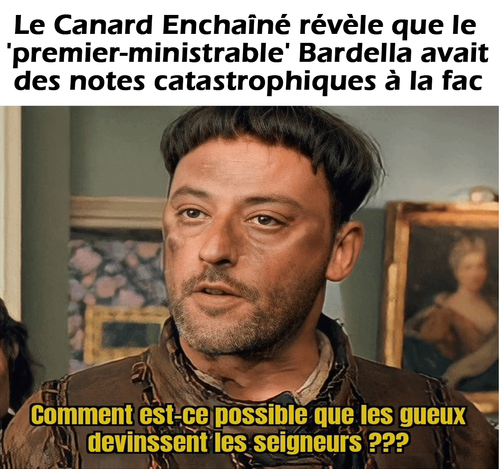 Révélations du canard ...