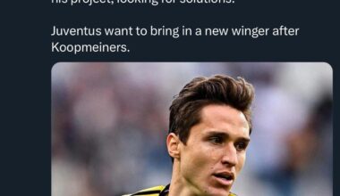Juve plan to sell Chiesa this summer, and bring in another winger - [Fabrizio Romano]