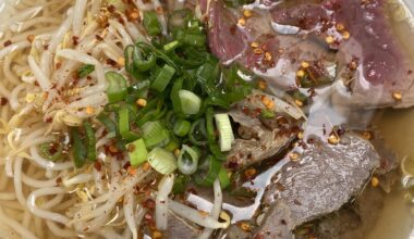 Phở vietnamien au bœuf