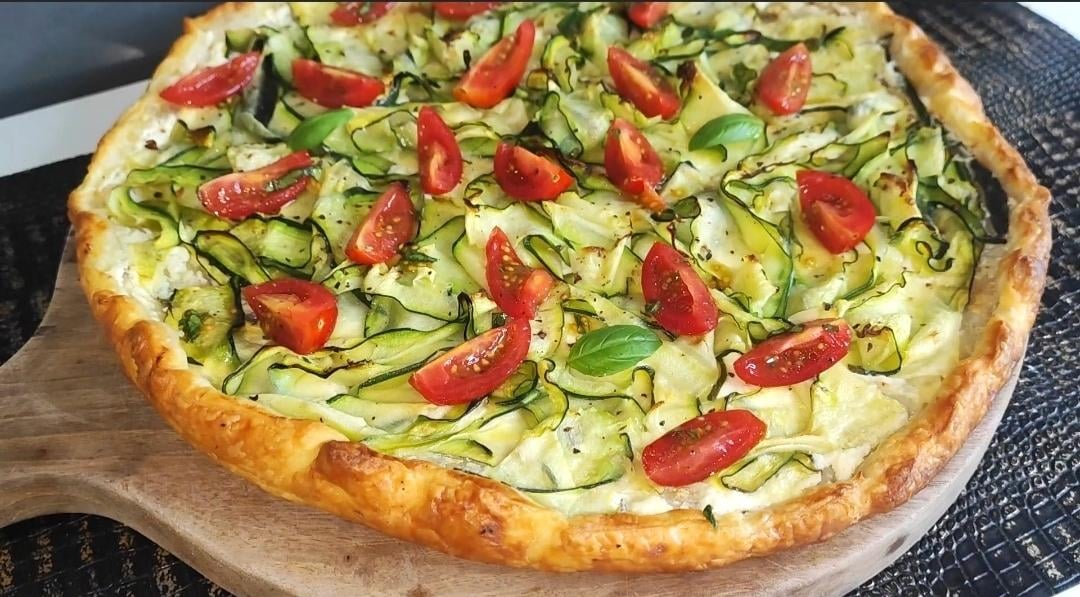 Recette Tarte aux courgettes rapides et faciles ! 🥧