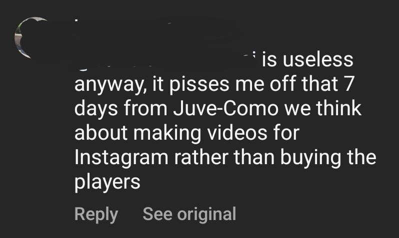 Do these kind of comments bother anyone else? People seem to think Giuntoli is the one recording and editing the videos. Or the 3 minutes players spend being in the video will significantly effect them on pitch.