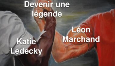 Deux légendes de la natation olympique