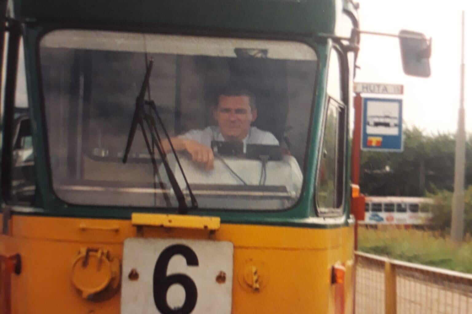 Warszawa pętla Huta obecnie Metro Młociny 1996rok.fot.Krzysztof Sikorski.