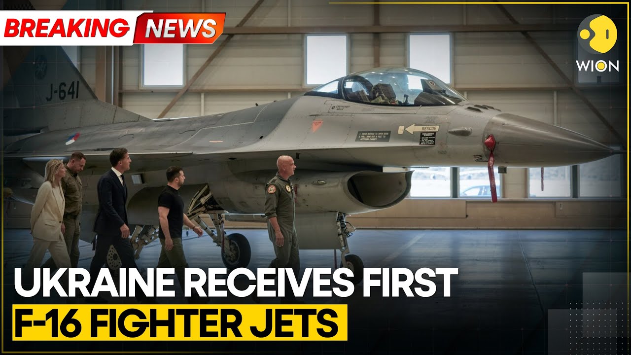 BREAKING: Ukraine receives first F-16 fighter jets to bolster defenses against Russia | WION News