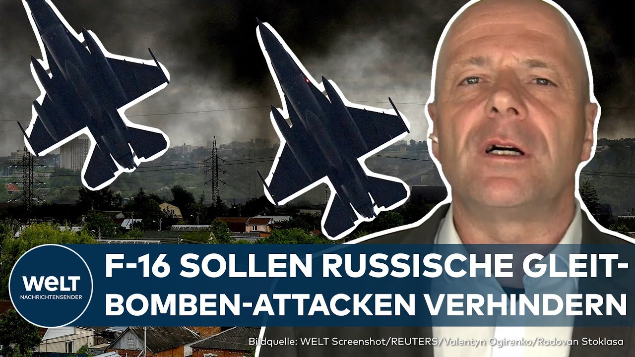 PUTINS KRIEG: Ukraine erhält erste US-Kampfjets! So sollen F-16 künftig russische Attacken abwehren