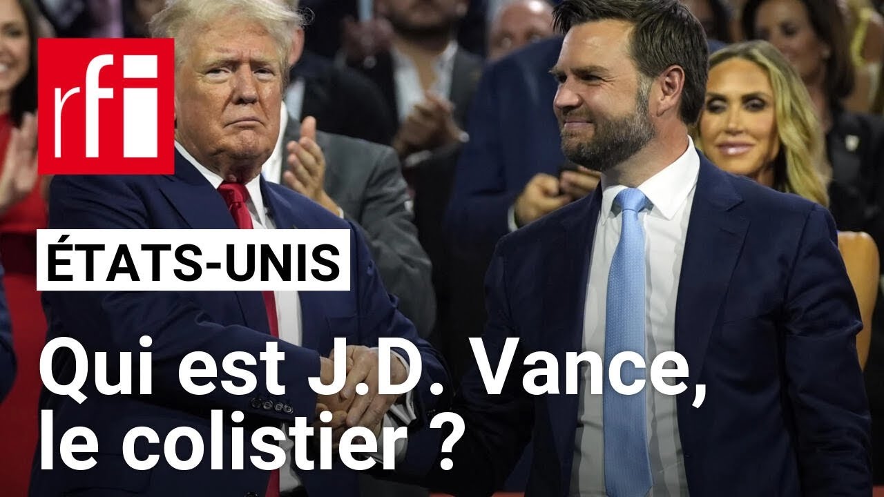 États-Unis : qui est J.D. Vance, le colistier de Trump ? • RFI