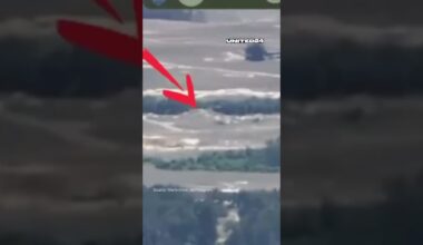 A Ukrainian air strike on a Russian company-level command post and a UAV ground control station #war
