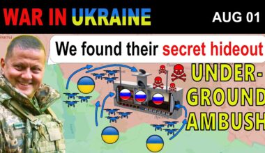 01 Aug: New Tactic: Ukrainians Send a Swarm of Drones Through a Pipe & DECIMATE THE RUSSIAN HIDEOUT