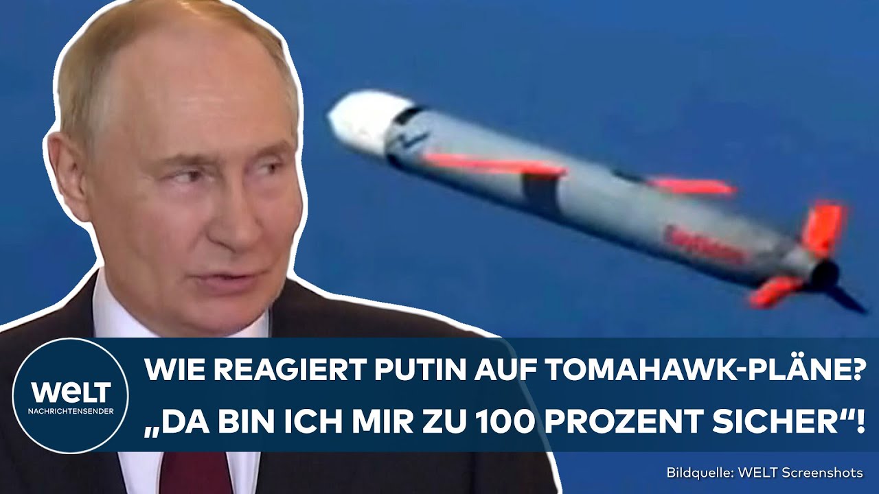 PUTINS PLÄNE: "Symmetrische Reaktion" – Kreml droht USA mit Antwort auf US-Tomahawks