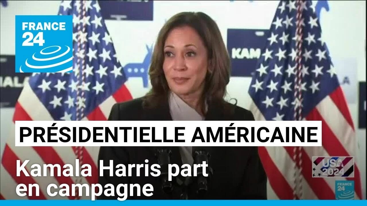 Présidentielle américaine : Kamala Harris part en campagne • FRANCE 24