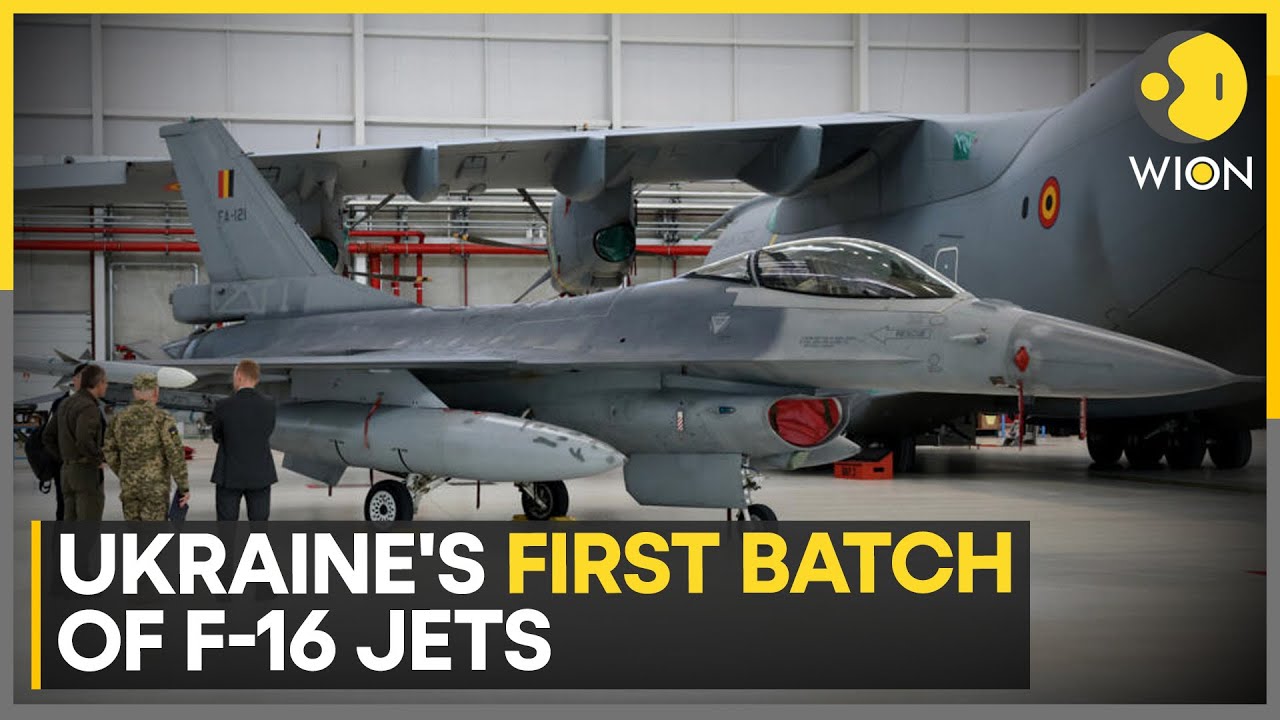 Russia-Ukraine War: Ukraine receives first batch of US-made F-16 fighter jets | WION News