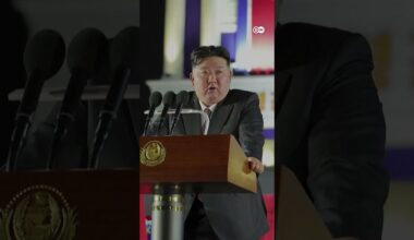Kim Jong Un presenting new missiles | DW News