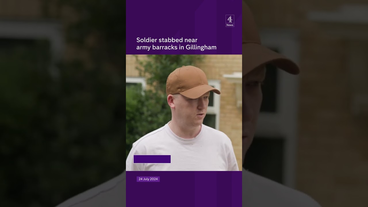 Soldier stabbed near army barracks in Gillingham