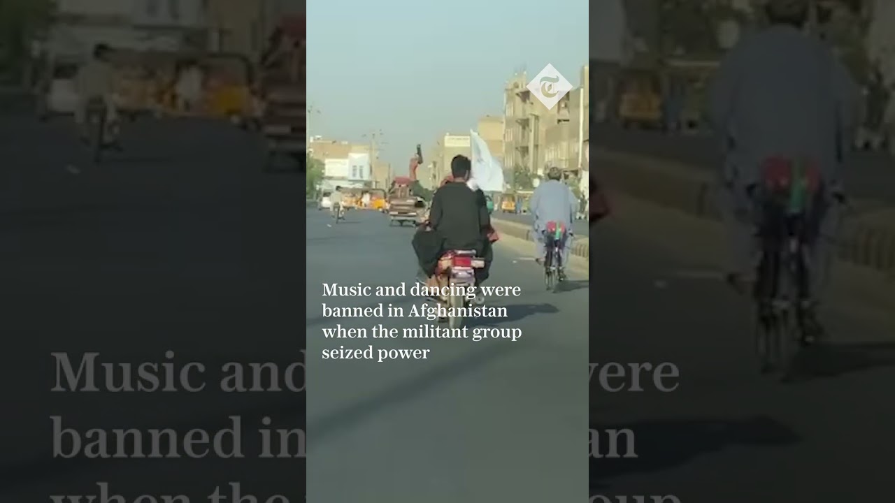 Taliban leaders filmed in Afghanistan dancing despite ban