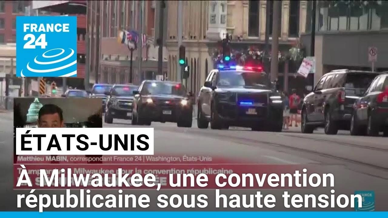 À Milwaukee, une convention républicaine sous haute tension pour sacrer Trump • FRANCE 24
