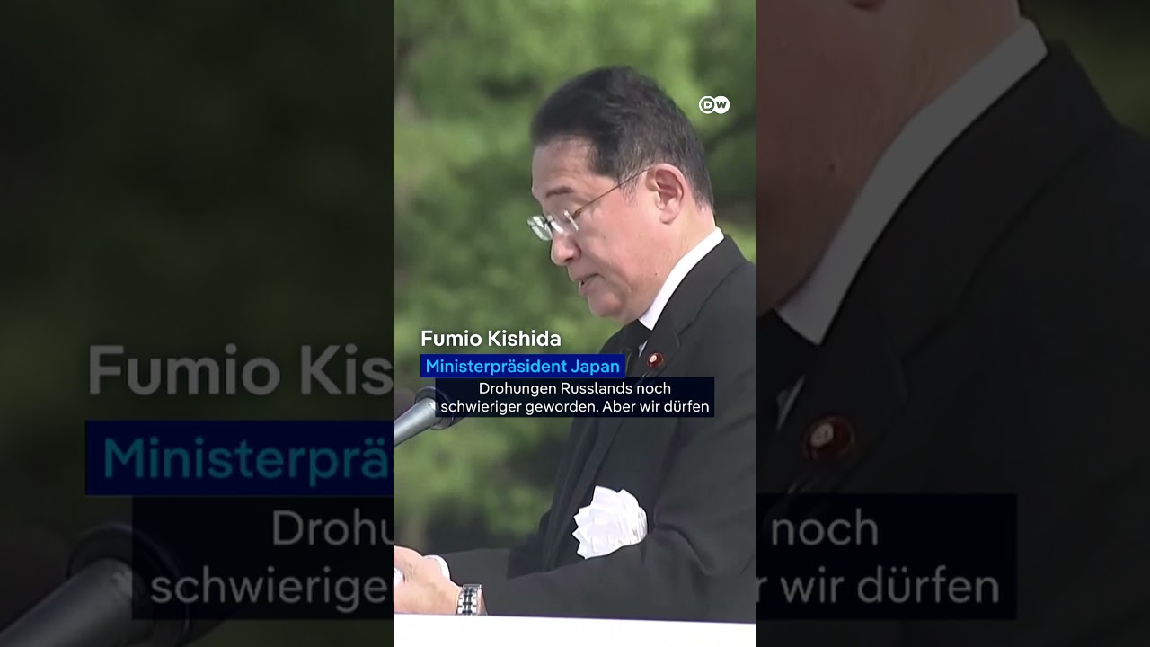 Japan gedenkt der Opfer des Atombombenabwurfs von Hiroshima | DW News