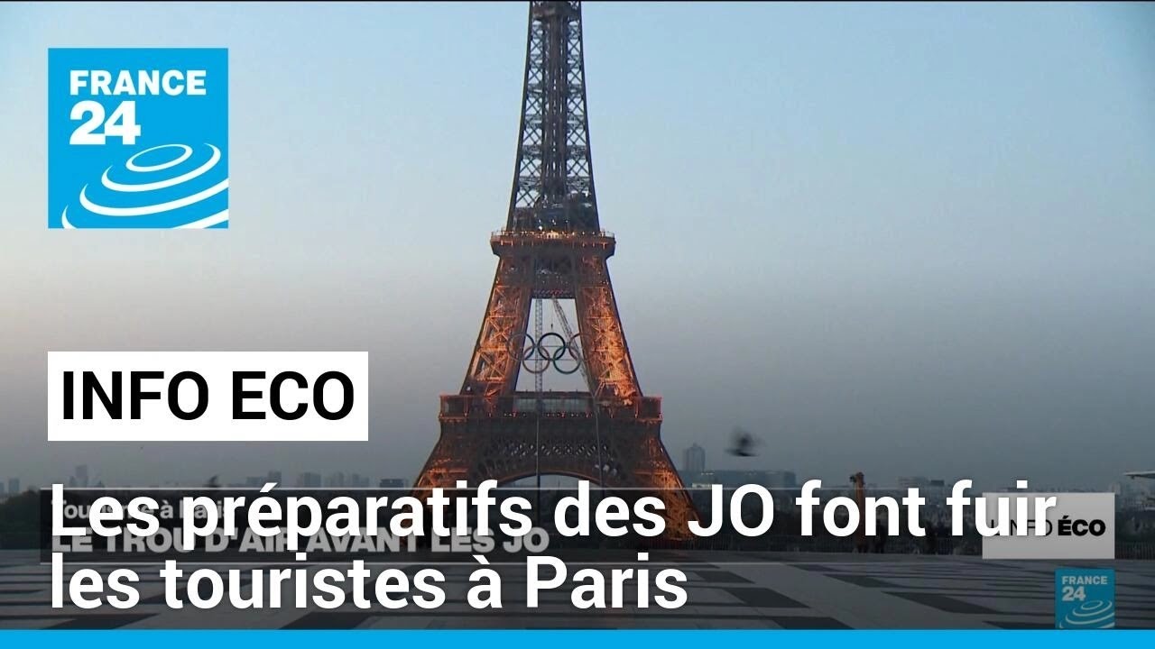 Les préparatifs des Jeux olympiques font fuir les touristes à Paris • FRANCE 24