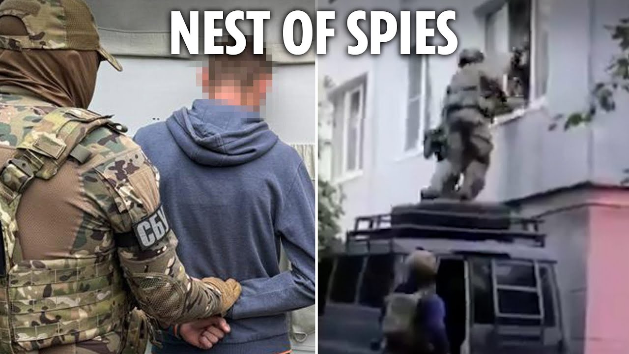 Ukraine forces capture Russian spies operating on its territory in raids across the country