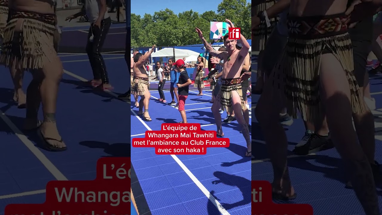 Whāngārā Mai Tawhiti au Club France #Whangarawmaitawhiti #haka #māori • RFI