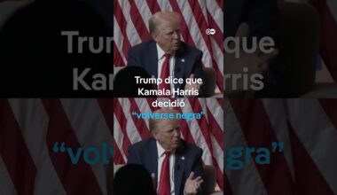 Trump dice que Kamala Harris decidió “volverse negra” para las elecciones de Estados Unidos