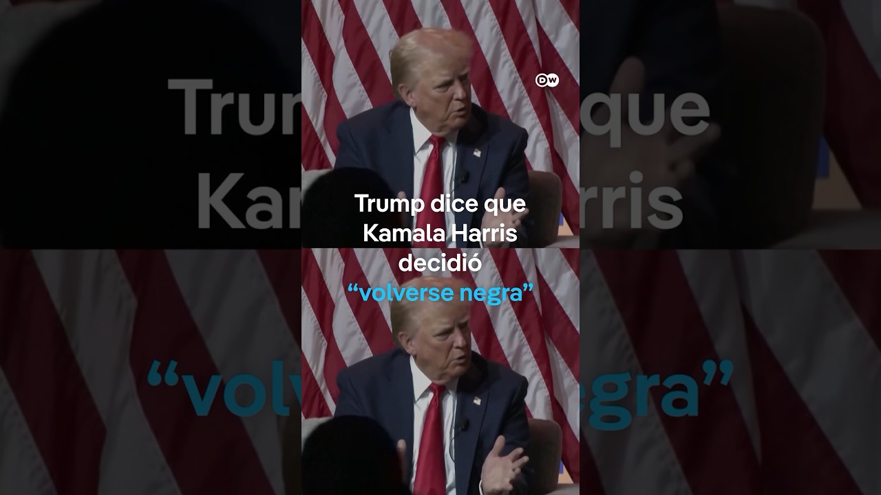 Trump dice que Kamala Harris decidió “volverse negra” para las elecciones de Estados Unidos