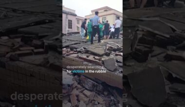 Violent gas explosion in China destroys two-story apartment building | DW News
