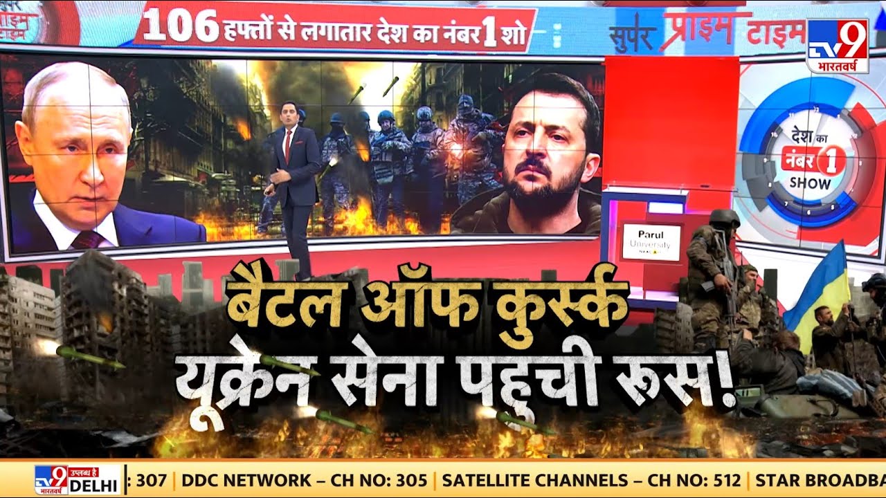 Super Prime Time: बैटल ऑफ कुर्स्क, यूक्रेन सेना पहुची रूस! | Russia Ukraine War