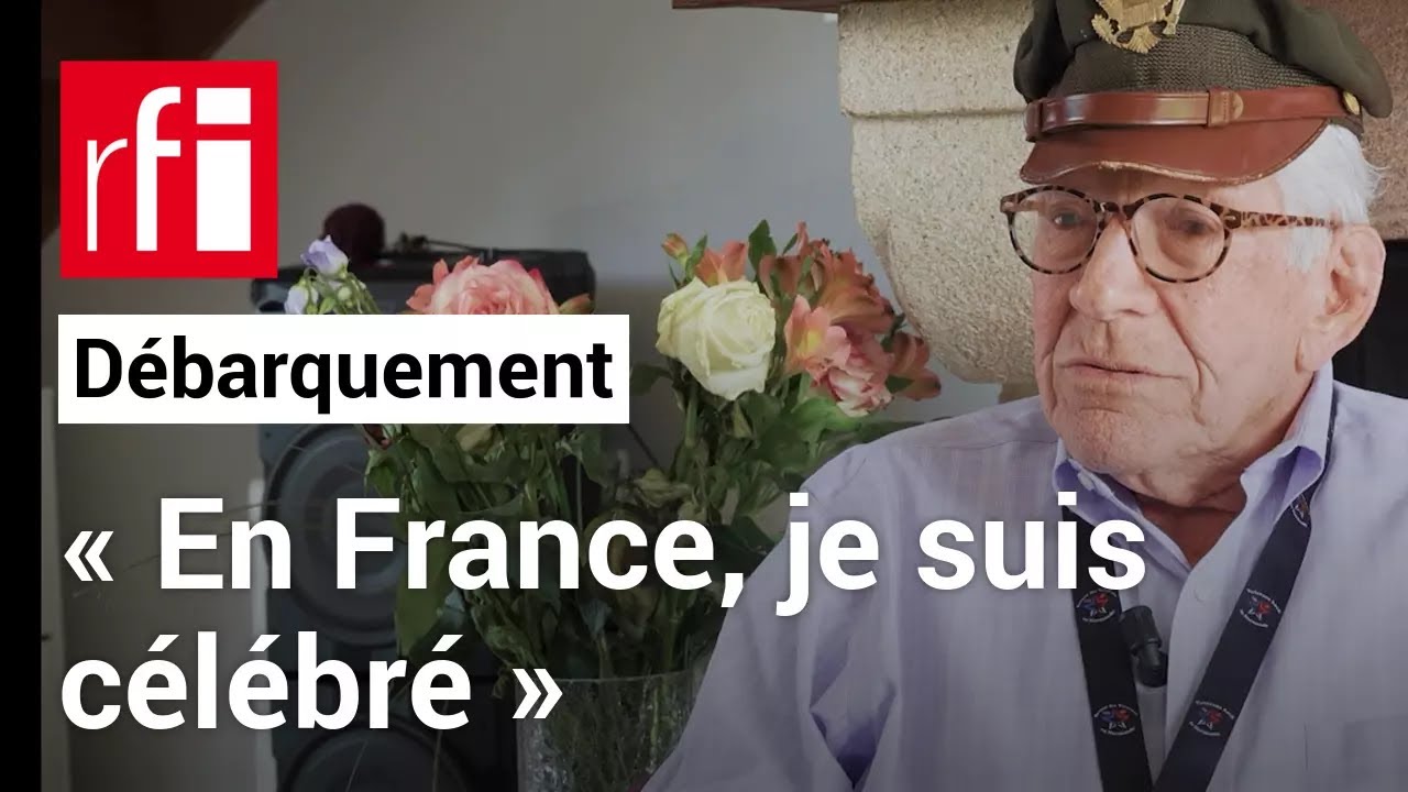 Alan Shapiro, un vétéran américain de la Seconde Guerre mondiale "chez lui" en Normandie • RFI