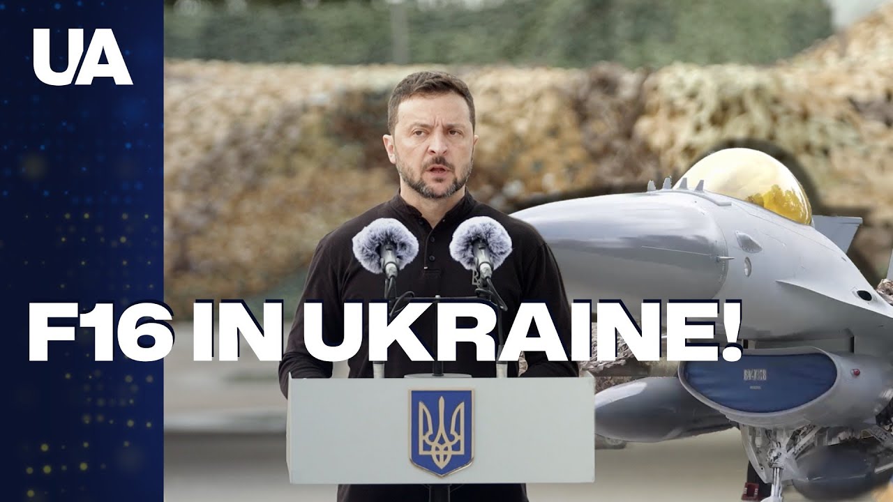 F16 in Ukraine! Zelenskyy Presented the Planes on Air Force Day