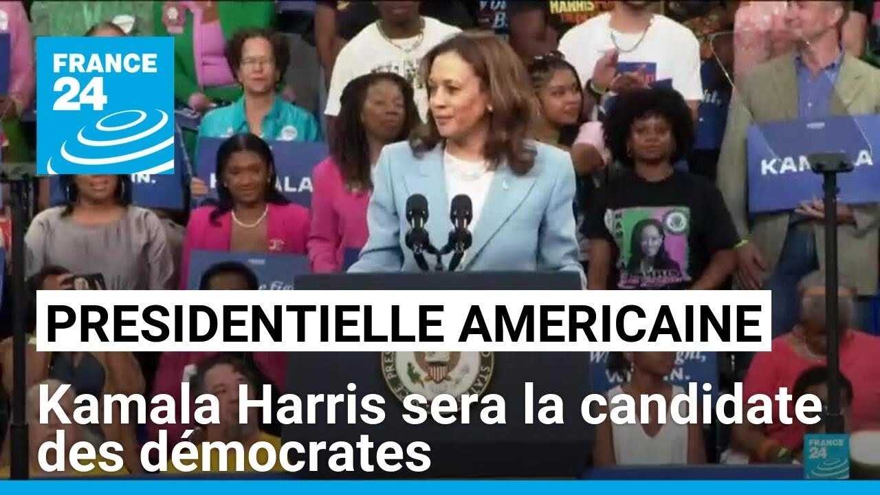 États-Unis : Kamala Harris assurée d'être la candidate des démocrates face à Donald Trump