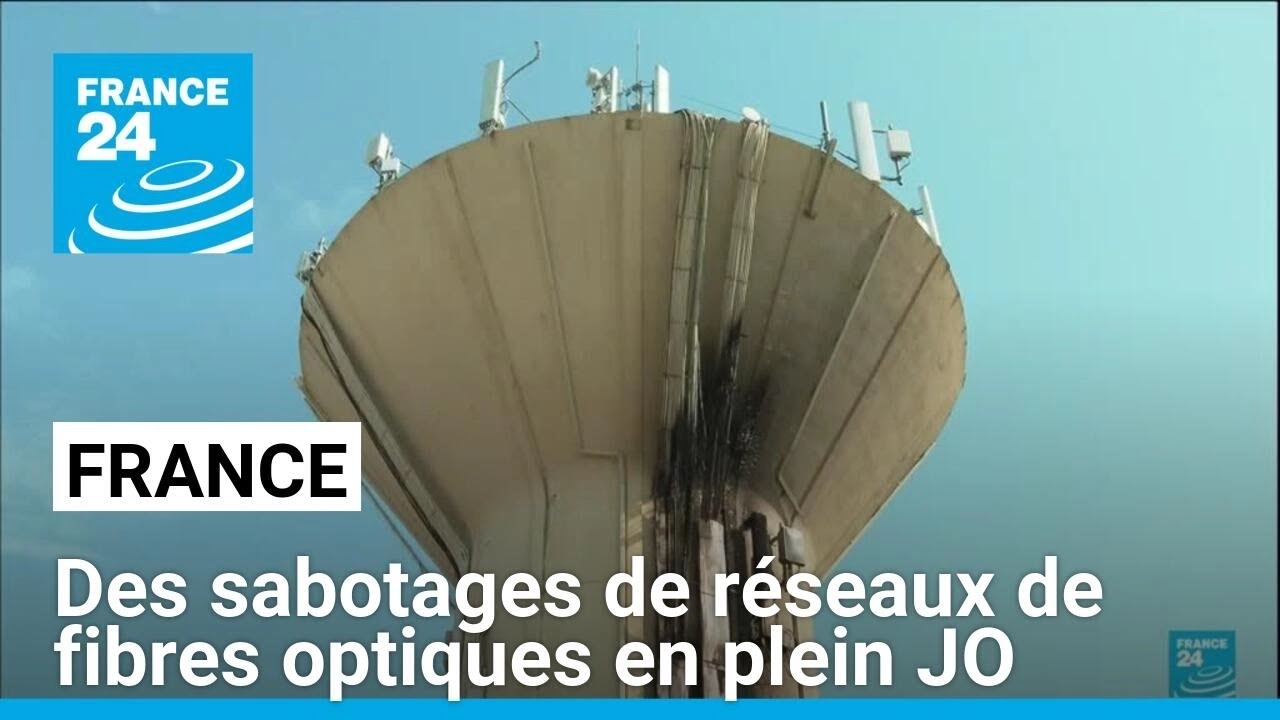 Après la SNCF, des sabotages de réseaux de fibres optiques en plein JO • FRANCE 24