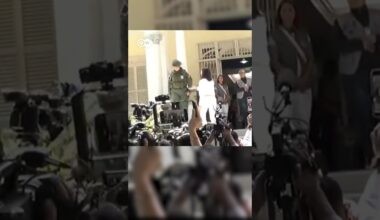 El momento en el que militar venezolana niega el saludo a María Corina Machado cuando va a votar