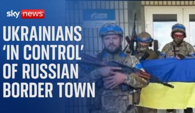 Ukrainians publish video showing soldiers 'in control' of gas facility in Russia's Kursk region