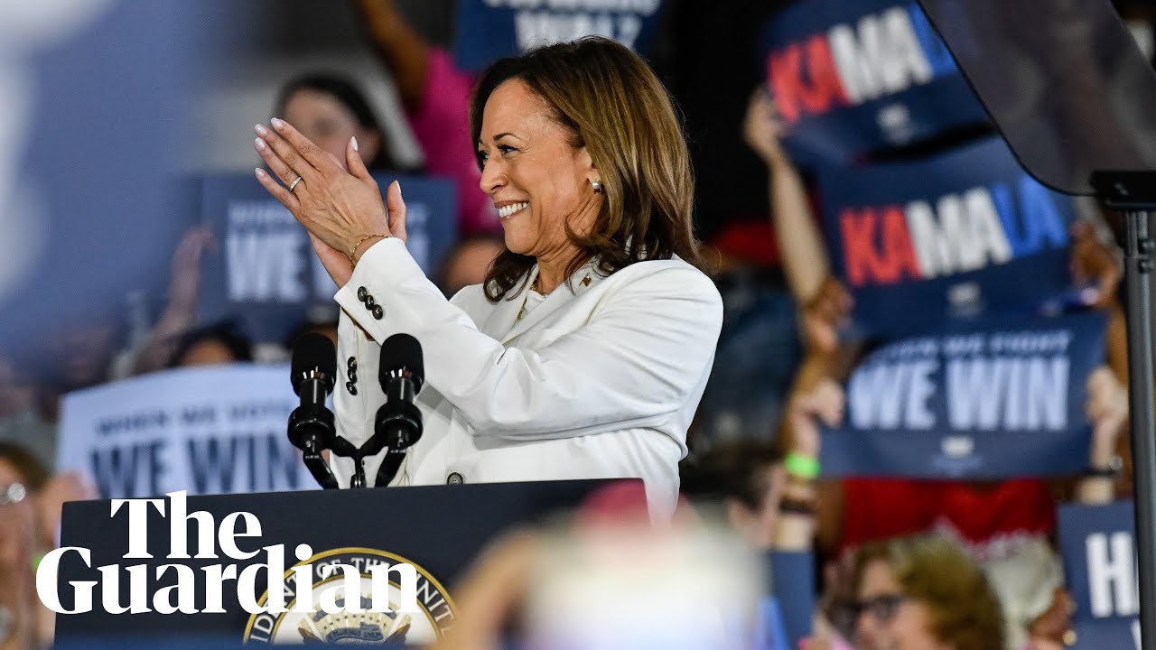 Kamala Harris and vice presidential candidate Tim Walz campaign in Detroit, Michigan – watch live