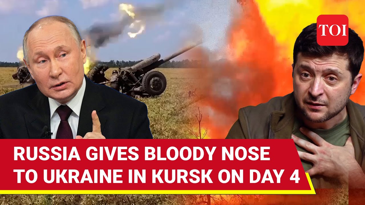 Russia Wipes Out '1,000 Ukrainian Troops' In Kursk; Blows Up 100 Armoured Vehicles | Watch