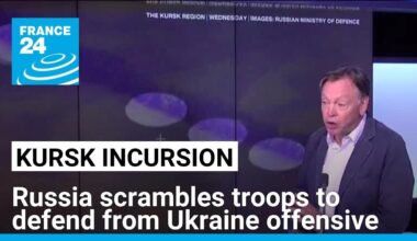 Russia scrambles troops, arms to defend Ukraine incursion in Kursk • FRANCE 24 English