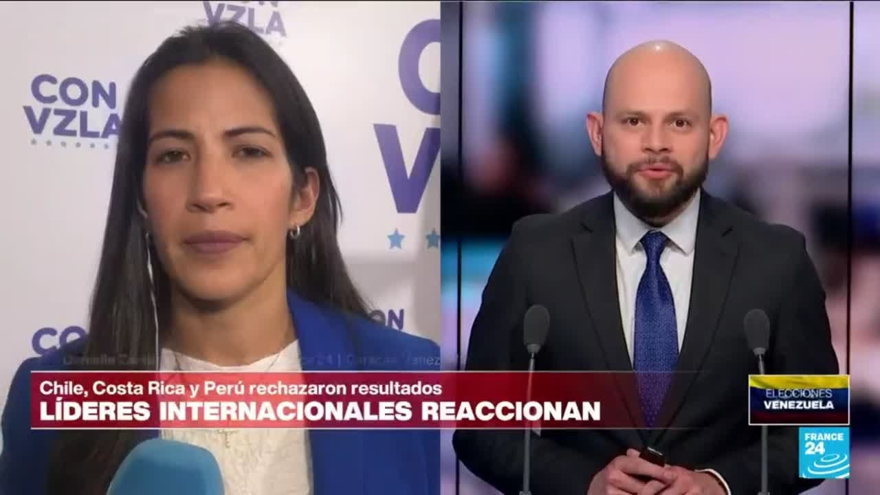 Informe desde Caracas: líderes regionales dudan de los resultados de las presidenciales venezolanas