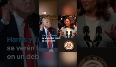 Se caldea el ambiente entre Kamala Harris y Donald Trump