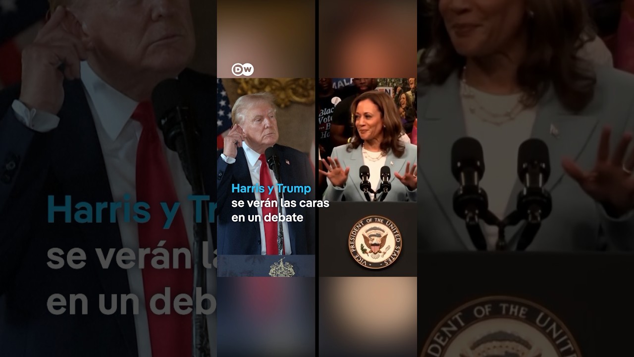 Se caldea el ambiente entre Kamala Harris y Donald Trump